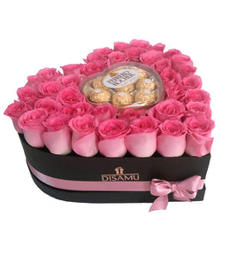 Caja Love Rose Negra