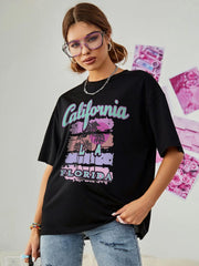 Polka dot short sleeve shirt